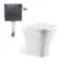 Atlanta Back To Wall Toilet With Soft Close Seat and Concealed cistern