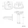 Hudson Traditional Low-Level Toilet With Dove Grey Seat & Pedestal Basin - Double Tap Hole