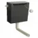 Hudson Traditional Back To Wall Toilet With Midnight Green Wooden Seat and Concealed Cistern