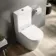 Utah Rimless Close Coupled Toilet With Premium Soft Close Seat