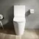 Utah Rimless Close Coupled Toilet With Premium Soft Close Slim Seat