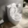 Utah Rimless Close Coupled Toilet With Premium Soft Close Slim Seat