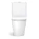 Utah Rimless Close Coupled Toilet With Premium Soft Close Slim Seat