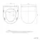 Orlando Close Coupled Corner Toilet With Soft Close Slim Seat