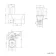Orlando Rimless Comfort Height Close Coupled Corner Toilet With Soft Close Slim Seat