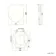 Hudson Traditional Back To Wall Toilet With Graphite Grey Wooden Seat - Brushed Brass Hinges
