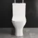 Atlanta Fully Back to Wall Close Coupled Toilet & Pedestal Basin Set