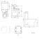 Atlanta Fully Back to Wall Close Coupled Toilet & Pedestal Basin Set