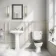 Hudson Traditional Close Coupled Toilet With Graphite Grey Seat & Pedestal Basin - Single Tap Hole