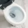 Hudson Traditional Toilet With Inky Blue Seat & Pedestal Basin Set - Double Tap Hole