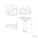 Hudson Traditional Low-Level Toilet With Cashmere Pink Seat & Pedestal Basin - Single Tap Hole