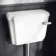 Hudson Traditional Low-Level Toilet With Cotton White Seat & Pedestal Basin - Double Tap Hole