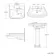 Hudson Traditional Low-Level Toilet With Cotton White Seat & Pedestal Basin - Double Tap Hole