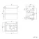 Corsica Gloss White Wall Hung Slimline Basin Drawer Vanity 500mm