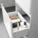 Corsica Gloss White Slimline Basin Drawer Vanity 500mm