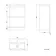 Corsica Gloss White Slimline Basin Drawer Vanity 500mm