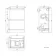 Corsica Gloss White Slimline Basin Drawer Vanity 500mm