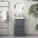 Corsica Storm Grey Slimline Basin Drawer Vanity 500mm