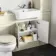 Monaco Chalk White Basin Vanity 600mm
