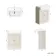 Monaco Chalk White Basin Vanity 600mm