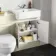 Monaco Chalk White Combination Vanity Basin And Seattle Toilet 1200mm