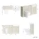 Monaco Chalk White Combination Vanity Basin and Seattle Toilet 1500mm