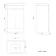 Trent Gloss White Basin Vanity 500mm