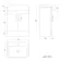 Harper Stone Grey Vanity with Semi Recessed Basin 600mm