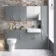 Harper Stone Grey Combination Vanity Basin and Denver Toilet 1500mm