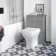Quartz Stone Grey Back To Wall Unit and Atlanta Toilet