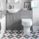 Quartz Stone Grey Combination Vanity Basin and Denver Toilet 1050mm