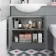 Quartz Stone Grey Combination Vanity Basin and Denver Toilet 1150mm