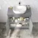 Avon Stone Grey Vanity with Curved Counter Top Basin 800mm