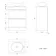 Trent Stone Grey Vanity Drawer with Marble Top & Oval Counter Top Basin 600mm