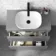 Trent Stone Grey Vanity Drawer with Curved Counter Top Basin 800mm