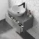 Trent Stone Grey Wall Hung Drawer Vanity with Oval Counter Top Basin 800mm