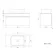 Trent Stone Grey Wall Hung Drawer Vanity with Curved Counter Top Basin 800mm