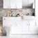 Harper Gloss White Combination Vanity Basin and Atlanta Toilet 1500mm