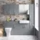 Harper Stone Grey Combination Vanity Basin and Atlanta Toilet 1500mm