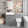 Harper Stone Grey Combination Vanity Basin with Marble Top & Denver Toilet 1200mm