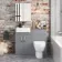 Harper Stone Grey Combination Vanity Basin & Seattle Toilet 1000mm