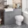 Harper Stone Grey Combination Vanity Basin & Seattle Toilet 1000mm