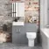 Harper Stone Grey Combination Vanity Basin & Denver Toilet 1000mm