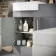 Harper Stone Grey Combination Vanity Basin & Denver Toilet 1000mm