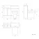 Harper Stone Grey Combination Vanity Basin & Denver Toilet 1000mm
