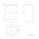 Corsica Storm Grey Drawer Vanity with Curved Counter Top Basin 600mm