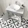 Bermuda Dove Grey Vanity with Marble Top & Oval Counter Top Basin 800mm