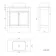 Bermuda Chalk White Vanity with Marble Top & Curved Counter Top Basin 800mm