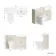 Monaco Chalk White Combination Vanity Basin with Marble Top & Atlanta Toilet 1200mm