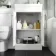 Avon Gloss White Combination Vanity Basin and Seattle Toilet 1000mm